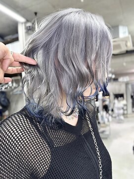 ダンク(DUNK) シルバー×ブルーデザイン