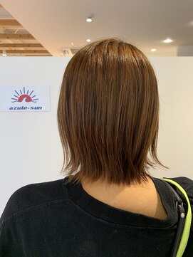 アズールサン 草加西口店(azule-sun) 艶カラー,ベージュ系カラー,インナーカラー【草加】