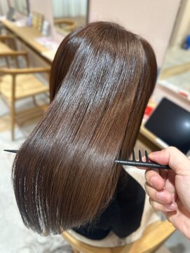 ココアベージュ髪質改善カラー11.26