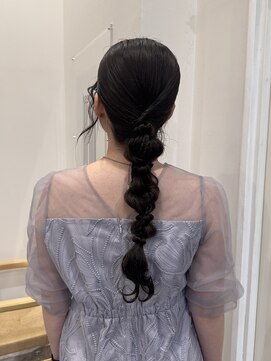 ケシキ大名(keshiki) ニュアンス編みローポニー/YUKA