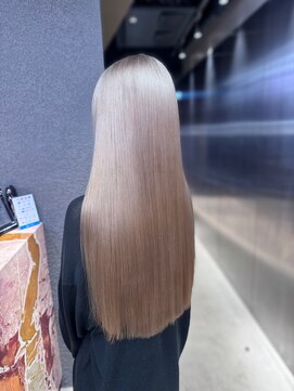 エン 栄店(enne) 大人ガーリー/ダークアッシュ/ミディアムレイヤーカット/栄