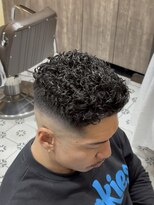 グルーマーズトウキョウ(GROOMER/S TOKYO)&nbsp;men's/波巻きツイストスパイラル/リバースセンターパート