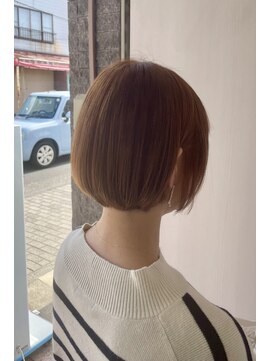 コレロ ヘアー(KORERO hair) 大人可愛い丸みショートボブ/首元すっきり小顔ヘア