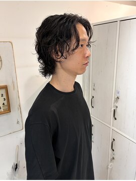 タヒエ 松屋町(tahie) メンズミディアムパーマ