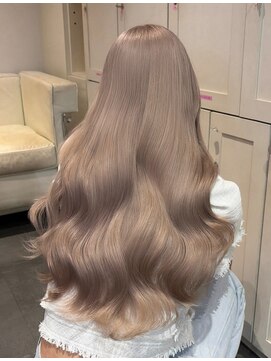 ベレーザ 川越(Beleza) ba20192_ミルクティーアッシュハイトーンカラー艶髪ワンホンヘア