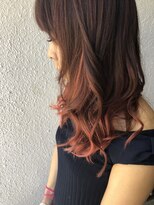 ディー エメ(D-aimer-)&nbsp;ピンクグラデーションメッシュ　【シールエクステ】