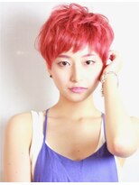 ヘア デザイン リスク(HAIR DESIGN RISK)&nbsp;【RISK 高橋勇太】ハイトーンカラーが上手い束感ショート