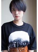ハンサムショート 似合わせカット 横顔美人