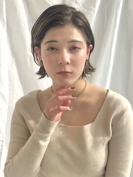 エアー 青山(AIR) 【20代30代】愛され/大人/ショートボブ　【air 岩井】