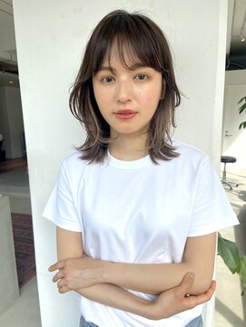 ヌー 代官山(nuu) 前髪くびれイメチェンイヤリングカラー