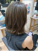 [OCEAN Hair&Life藤原純] 外ハネくすみカラー☆