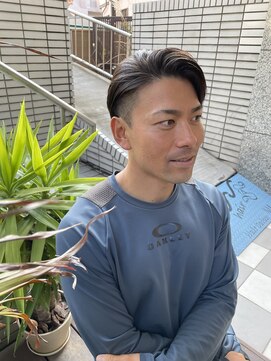 ダブル(W) 【hair salon W】メンズストレート2ブロック