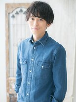 メンズヘア ビーセカンド 草加店(MENS HAIR B-2)&nbsp;くせ毛ランダムパーマモテ髪ウェットヘアP