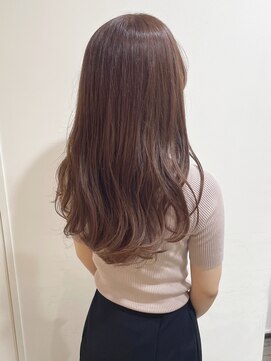 グリーン 渋谷(green) 【MIO】ピンクベージュ×セミロング