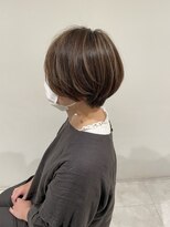 アイコニックナゴヤ(AIconic nagoya)&nbsp;ハイライトたっぷりマッシュショートボブ