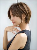 前髪あり大人ショート20代30代40代【AIN.表参道】川原大地