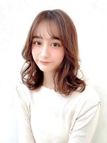 マティエ 銀座(Matie)&nbsp;ロングレイヤーグレージュカラーブリーチなしカラー20代30代40代