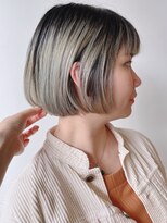 【morio原宿】切りっぱなしボブ　前上がりボブ　丸みボブ　宮本