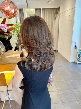 エイゾー(EIZO) 【水倉】表参道/レイヤーカット/フェイスレイヤー/ハイライト