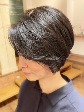 テテ ミヤマ(tete miyama) 前下がりボブ