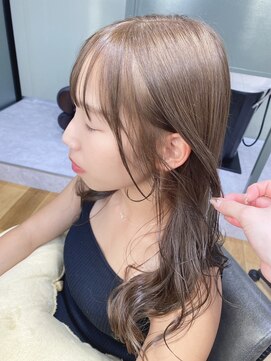 カームバイリコ 学芸大学(calm by liko) 前髪/マチルダボブ/ピンクベージュ/インナーグレージュ/学芸大学