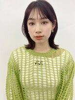 ガーデントウキョウ(GARDEN Tokyo)&nbsp;ラベージュミディアム/外ハネボブ/シースルーバング/小顔ヘア