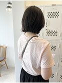ボブ×アッシュブラウンカラー土橋12