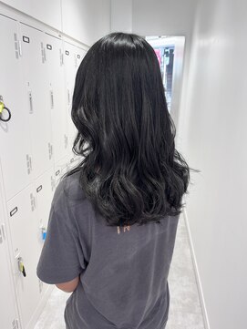 ブラウン(Brown) 落ちる黒フェイクブラックカラー♪