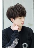 王道束感ツーブロック刈り上げマッシュ