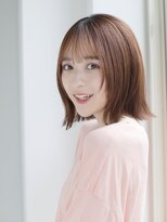 ウル 表参道(HOULe) レイヤーボブ　くびれヘア　ベージュカラー　透明感　髪質改善