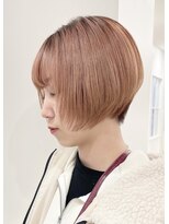 モリオフロムロンドン 松戸店(Morio from London)&nbsp;【松戸 藤原】ショートボブ前下り　ベージュ