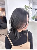 【Moana三島】#レイヤーカット#ハイライト#ダークグレー