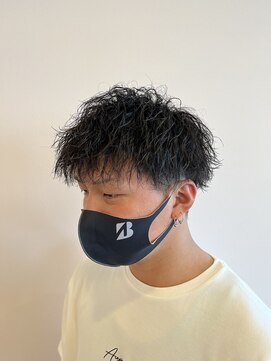 りんごの木 川中島店 ツイストパーマ20代メンズ