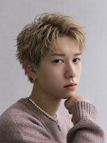 オーシャントーキョー 心斎橋(OCEAN TOKYO WEST)&nbsp;メンズショートヘアアップバングツイスパベージュ