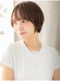伸ばしかけ似合わせカットひし形小顔丸みショートマッシュX大宮