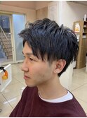 メンズアップバング