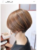 ハンサムショート　刈り上げショート　マッシュショート