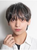 シースルーマッシュ×ナチュラルメンズメイク