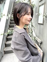 ヌード(NUDE) NUDE韓国 顔周りレイヤーボブ 切りっぱなしボブ 結べるボブ