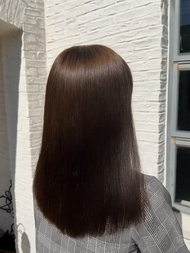 エクファ ヘア リゾート 大津 瀬田店(ex-fa hair resort) 黒髪カタログ/クラゲヘアー/オリーブグレー/大津/瀬田