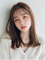 リンクミリ(Link mili)&nbsp;ミディアムレイヤー/透明感カラー/髪質改善/小顔カット