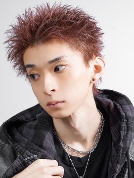 ゴールドシブヤ(GOALD SHIBUYA) スパイキーショート ピンクベージュカラー