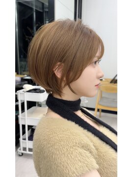 ビューナゴヤ 名駅(VIEW NAGOYA) ショート/オリーブカラー/髪質改善/白髪ぼかし/小顔