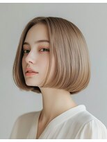 ピーチ バイ ニューヨークニューヨーク(a Peach by NYNY)&nbsp;イメチェン小顔前髪ボブ大人可愛いベージュブラウン