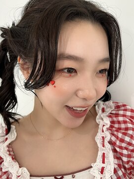 カぺリベラ テラス Capelli bella TERRACE 推し活赤メイク