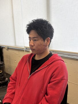 バタクラン(BATACLAN) スパイキーショート#メンズ#メンズカット#眉毛#ブリーチ#パーマ