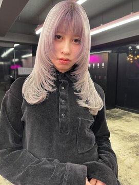 キジ(KIJI) レイヤーカット/フェイスレイヤー/ハイレイヤー/ハイトーン