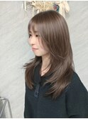 初カラーブリーチ無しのダブルカラー