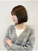 ぱつっとボブ/ラインボブ/切りっぱなし