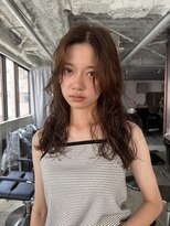 パーク(PAAQ) ベージュカラーパーマスタイル